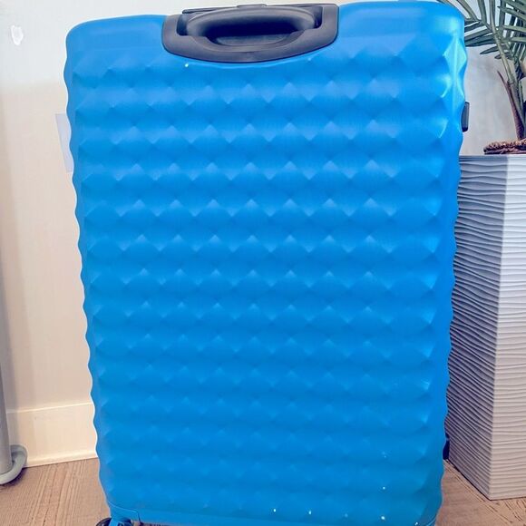 JESSICA SIMPSON HARDSIDE ROLLER LUGGAGE Vibrance suitcase Carry on 20” - Picture 7 of 11